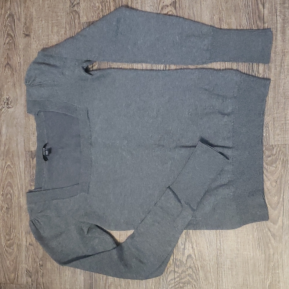 NWOT Jacob Long Princess Sleeve Grey Sweater sz XS